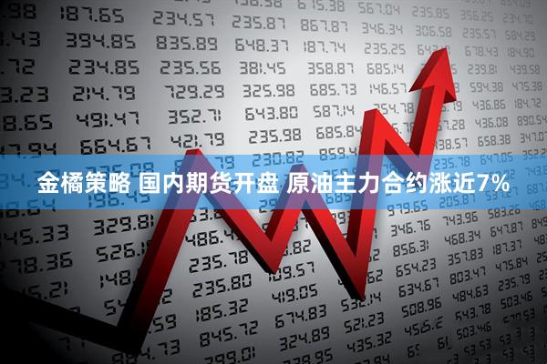 金橘策略 国内期货开盘 原油主力合约涨近7%